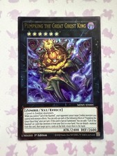 Yu-Gi-Oh Pumpking the Great Ghost King (MZMU-EN005) Ultra Rare 1st Edition NM picture