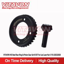 Vitavon HD Steel Rear Ring & Pinion Gear Set 9/35T For Losi Laser Nut LOS232028 picture