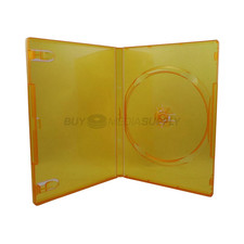 14mm Standard Clear / Orange Discs DVD Case Lot Of 200 Total picture