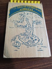 1957 77th Special Forces Group Airborne Survival Manual Cookbook Fort Bragg Rare picture