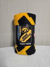 Iowa Hawkeyes Northwest NCAA Collegiate School Logo Fleece Blanket  (50