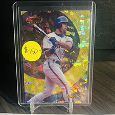 1998 BOWMANS BEST CARLOS DELGADO ATOMIC REFRACTOR-# /100…GREAT SHAPE picture