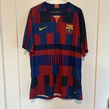 Nike FC Barcelona 20th Anniversary Limited Edition Mashup Jersey Sz XL 2018 picture