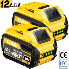 2X For DeWALT DCB609 12.0AH FlexVolt 20/60V MAX 9.0Ah Lithium-Ion DCB612 Battery picture