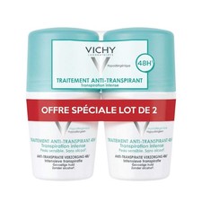 Vichy 48H Anti-Transpirant Roll-On Sensitive Skin Alcohol-Free 50ml x2 picture