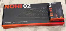 New CyberPowerPC NOHI 02 RGB Wired USB Keyboard + ELITE M2 Mouse 7200 DPI picture
