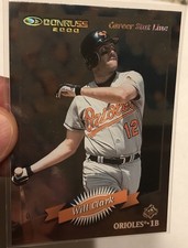 2001 DONRUSS RETRO 2000 CAREER STAT LINE MISSING SERIAL NUMBER #32 WILL CLARK picture