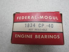 Vintage Federal Mogul 1834 CP-40 Connecting Rod Bearings picture