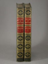 William Makepeace Thackeray First Edition Pendennis 1849 1850 2 Vols Leather picture