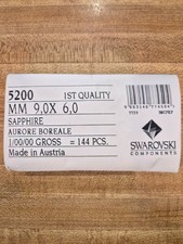 Swarovski 5200 Barrel Beads 9x6mm 144 pieces Factory Pack picture