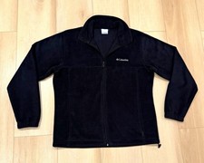 Columbia Sportswear Black Full Zip Up Fleece Jacket Men’s Size Large picture