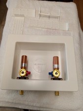 LSP Products White Firestop PVC Assembled Washing Machine Outlet Box OB219 picture