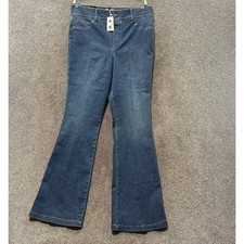 Spanx Pull On Flare Jeans Women 1X Tall Tummy Control Stretch Hi Rise Shaping picture
