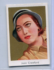 1933 CONSTANTIN GOLDFILM GERMAN TOBACCO CARD SERIES 2 #281 JOAN CRAWFORD picture