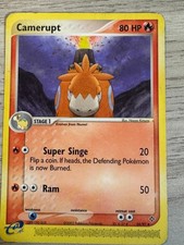 Camerupt 24/97 Uncommon Dragon Pokemon Moderately Played picture
