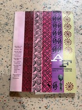 American Fabrics Fall winter 1960 complete issue trade magazine fabric swatches picture
