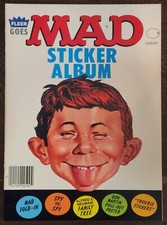 1983 FLEER GOES MAD EMPTY Sticker Album Comedy Magazine GREAT CONDITION VINTAGE picture