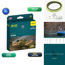 RIO Products Premier Creek Fly Fishing Line Green/Yellow 65ft WF1F picture