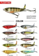 Whopper Popper 90 Style 14.2g Topwater Fishing Lure - Choose color picture