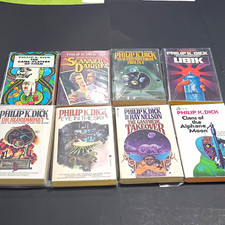 Philip K. Dick Paperback Sci-Fi Novel Lot of 8 - Scanner Darkly, UBIK picture