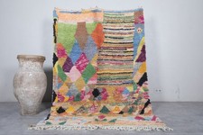 Tribal Berber Rug 5.2 x 7.7 Feet | Vibrant Handwoven Art picture