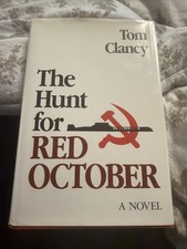 The Hunt For Red October 1st ed/6th Print SIGNED Tom Clancy's 1984 Naval Press picture