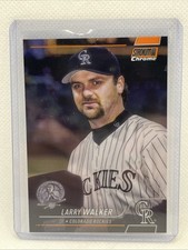 2022 Stadium Club Chrome Orange Refractor Larry Walker #40  10/25 ROCKIES picture