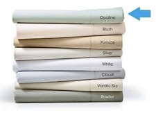 Hudson Park Collection 600TC Opal Sateen Cotton Fitted Sheet - KING T5101 picture
