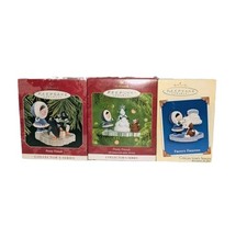 Vtg Hallmark Keepsake Frosty Friends Ornament Lot x3 1998, 2001 & 2005 Boxed A+ picture