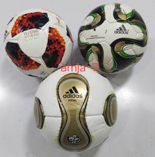 3X Mini ADIDAS Teamgeist 2006 To 2018 FIFA World Cup Match Soccer Ball Size 1  picture
