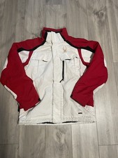 Vintage Spyder Ski Jacket Men Medium Y2K White Red Black Snowboard Winter picture