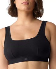 GAP GapBody Logo Comfort Bralette GPW01052 True Black Size:M NWT picture