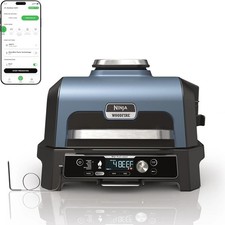 Woodfire ProConnect Premium XL BBQ Grill, 7-in-1, App Enabled, Blue | 180 sq in picture