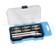 10 PC PRECISION KNIFE SET RAZOR BLADE CUTTING TOOL ARTS & CRAFT HOBBY TOOL KIT picture