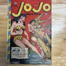 JO-JO COMICS #18 Jack Kamen GGA Headlights Cheesecake 1948 Fox  picture
