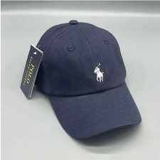 US Polo Ralph Lauren Cotton Chino Ball Cap Adjustable buckled strap Curved Brim picture