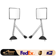 Left Right Chrome Hood Mirror Replacement for International WorkStar 7600 picture