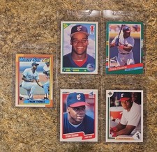 (5) Frank Thomas 1990 Topps Rookie Card RC Score Fleer Update 1991 Upper Donruss picture