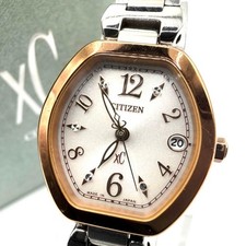 Box & With Warranty Excellent Working CITIZEN xC Watch Silver Solar picture