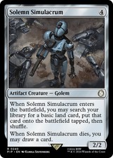 MTG Solemn Simulacrum [Fallout] Near Mint Magic picture