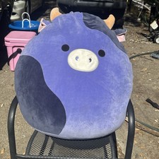 SQUISHMALLOWS INGRED PLUSH PURPLE COW HUGE JUMBO 24