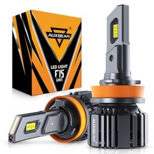 AUXBEAM F15 H11 H8 H9 LED Headlight Kit High Low Beam Bulbs Super Bright 6500K picture