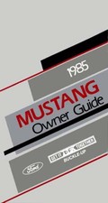 1985 Ford Mustang Owner's Manual picture