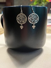 Silpada Sterling Silver & CZ Earrings W2368 picture