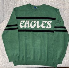 Philadelphia Eagles  Kelly Green Head Coach Crewneck Sweater Men’s XL NWT picture