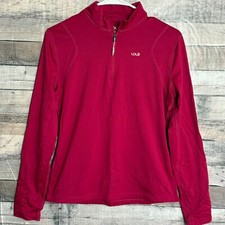 Lole Women's Pullover Pink 1/4 Zip Sweatshirt Sz Medium picture