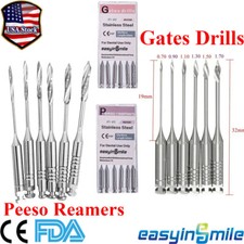 10Pack Dental Endo Peeso Reamers/Glidden Gates Drill Spiral Root Canal #1-6 Burs picture