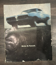 1967 Motion by Plymouth Vintage Sales Brochure Catalog Hemi Fury Barracuda GTX picture