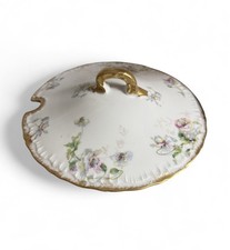 Antique Théodore Haviland Limoges France LID ONLY 1903-1915 Floral Gilt 8