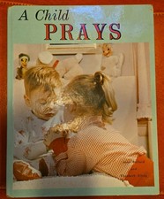 VTG MCM 1962 'A Child Prays' Childrens Book picture